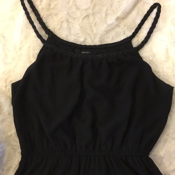 Forever 21 Black Hi-Low Dress. - Picture 2 of 4